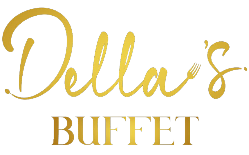 Logo Dourado Della's Buffet